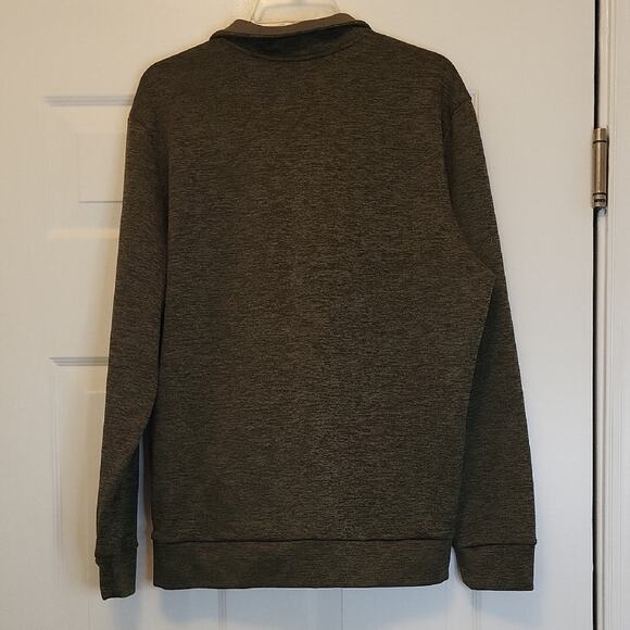 Under Armour Men's Size M Loose Fit Quarter-Zip Pullover Shirt Gray - Picture 2 of 8